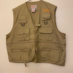 Master Sportsman Rugged outdoor gear Fishing Vest Hunting Outdoors Pockets XL
